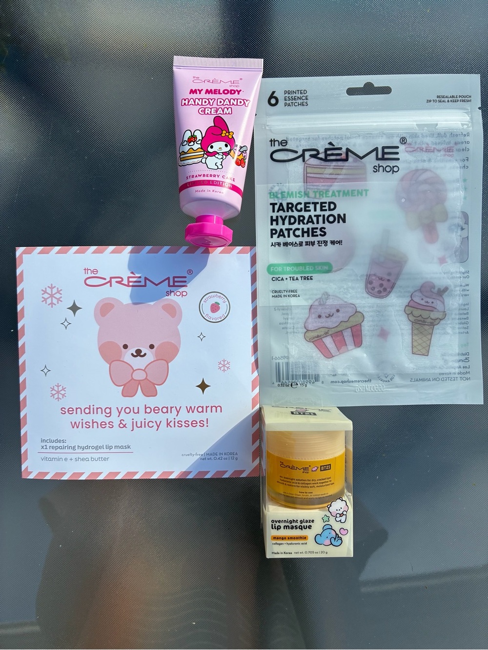 The Crème Shop My Melody, BT21 & Skincare 4-Piece Bundle
